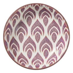 Schoteltje Bo - geel/paars - ø9.7x2.5 cm