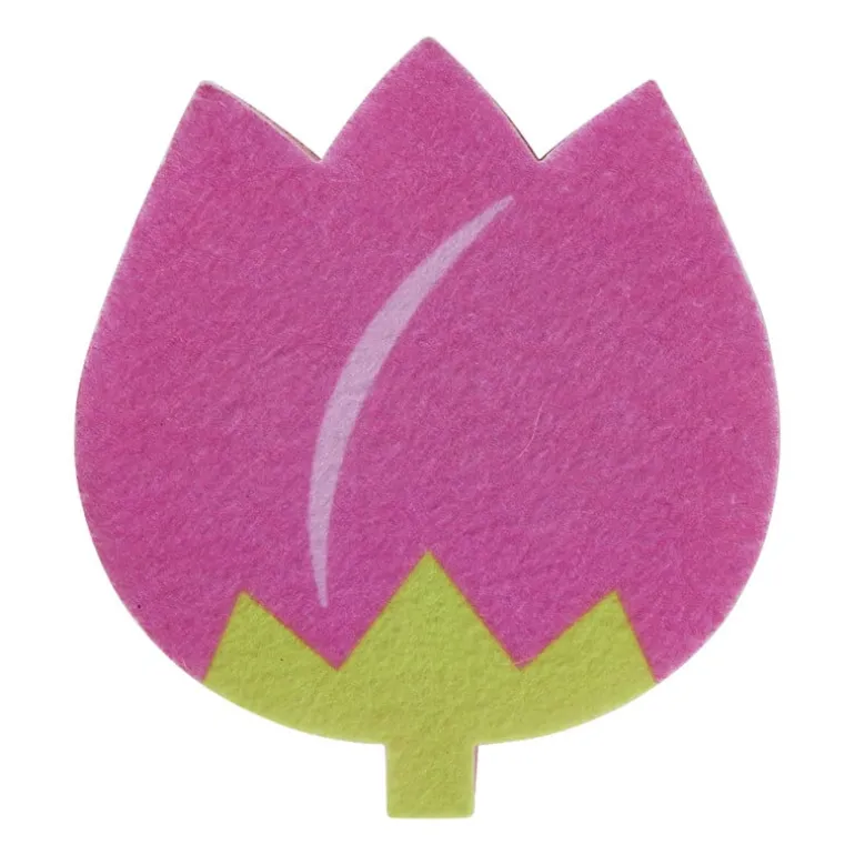 Schuurspons bloem - diverse varianten - 10x7x3 cm