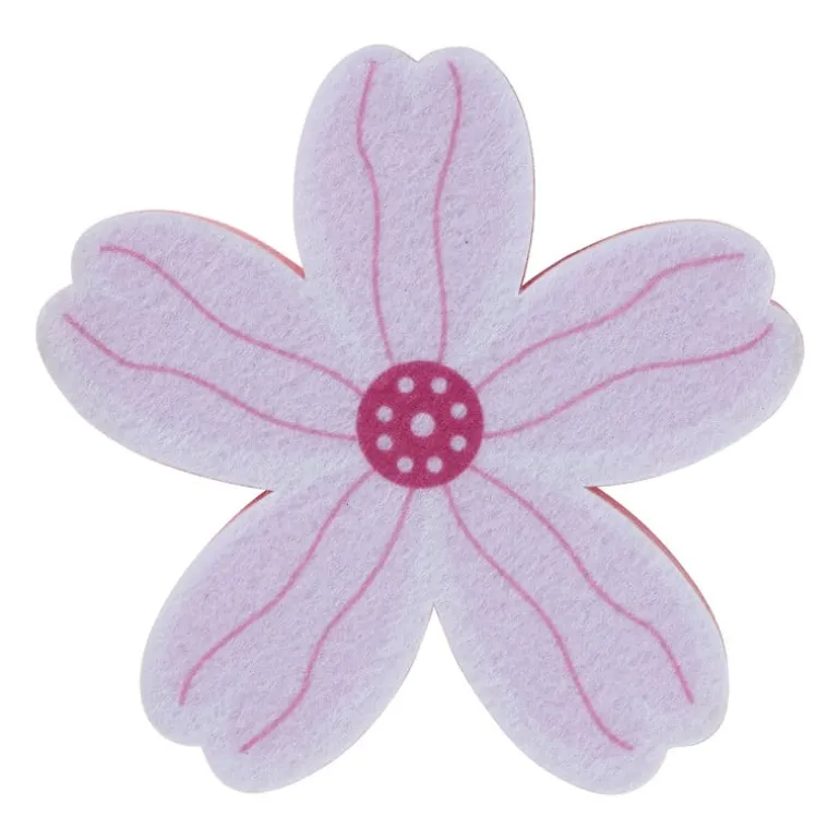 Schuurspons bloem - diverse varianten - 10x7x3 cm
