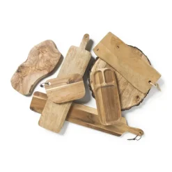 Serveerplank acacia met handvat - 70x19 cm