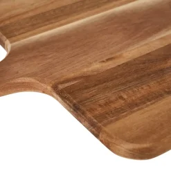 Serveerplank acacia met handvat - 34x29 cm