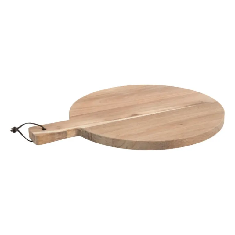 Serveerplank Acacia rond - 38x30x1,9 cm
