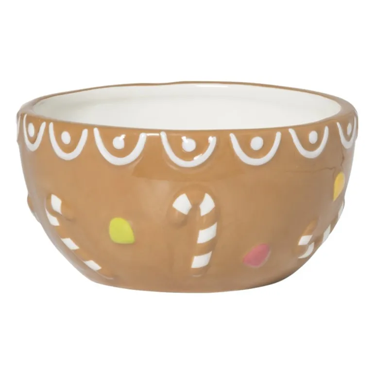 Serveerschaaltje gingerbread - bruin - ø14x6.9 cm