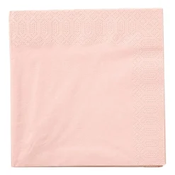 Servetten lichtroze - 33x33 cm - set van 20