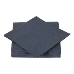 Servetten zwart - 24x24 cm - set van 20
