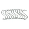 S haken - rvs - set van 12