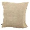 Sierkussen met blokjes - beige - 60x60 cm