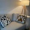 Sierkussen teddy - beige - 45x45 cm