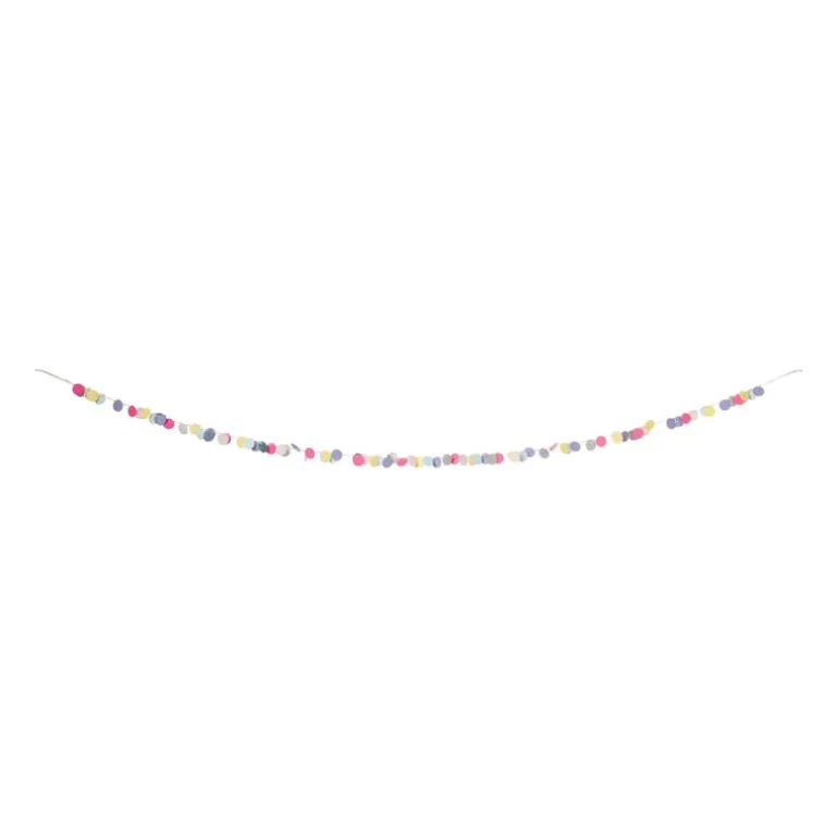 Slinger gekleurde rondjes - papier - 50 cm