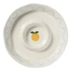 Snackschaal sinaasappel - oranje/blauw - ø27x4.5 cm