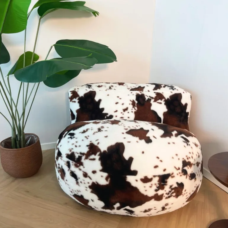 Sofa the cow - koeienprint - ø95x65 cm