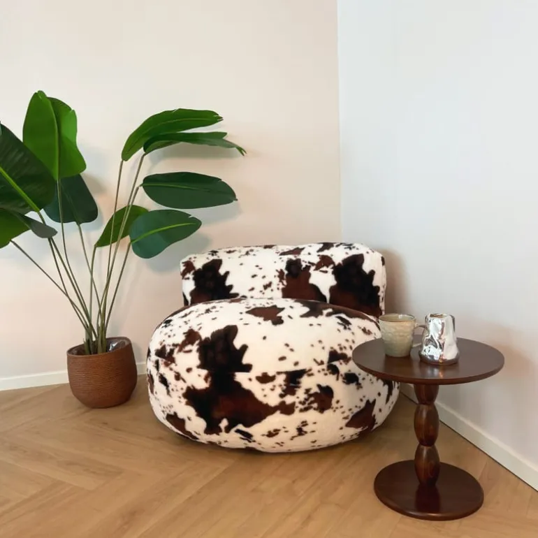 Sofa the cow - koeienprint - ø95x65 cm