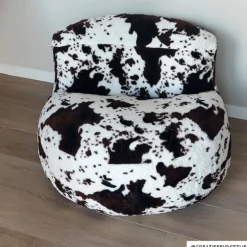 Sofa the cow - koeienprint - ø95x65 cm
