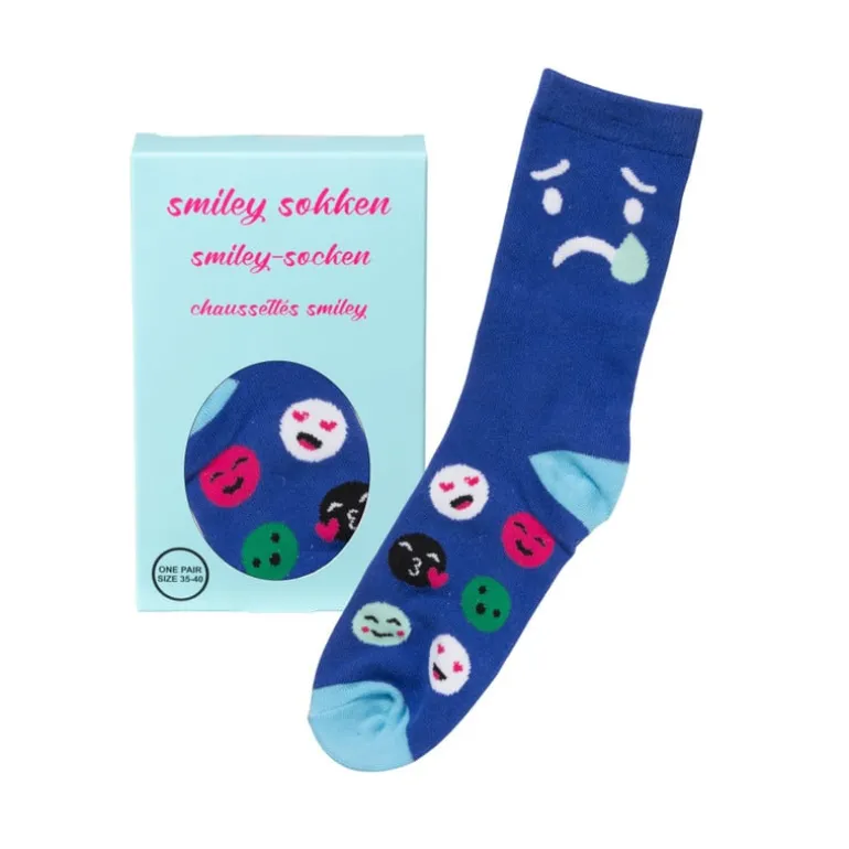 Sokken Smiley - one size - diverse varianten