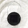 Solar barok lampion cilinder - wit - ø18x33 cm