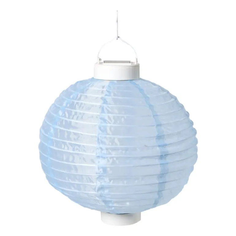 Solar tuinlampion - blauw - ø25 cm