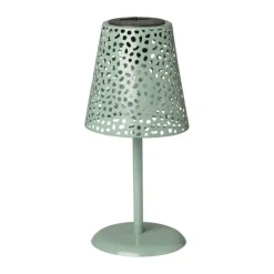 Solar tuinlamp op voet - groen - ø13x28 cm