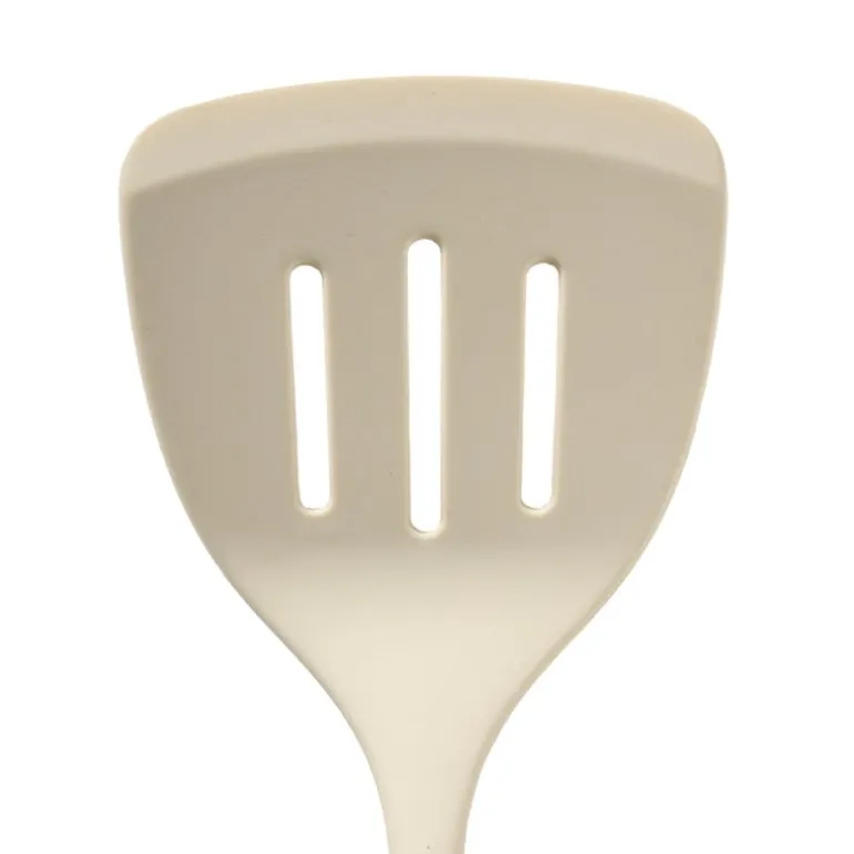 Spatel met gleuf - wit - 34 cm