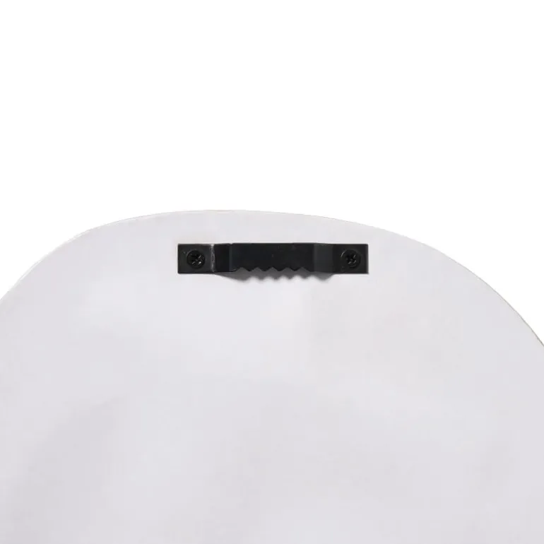 Spiegel gegolfd - bruin - 36x49.5 cm
