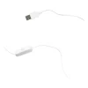 Spiegel met golven LED - geel/roze - 40x23x1.4 cm