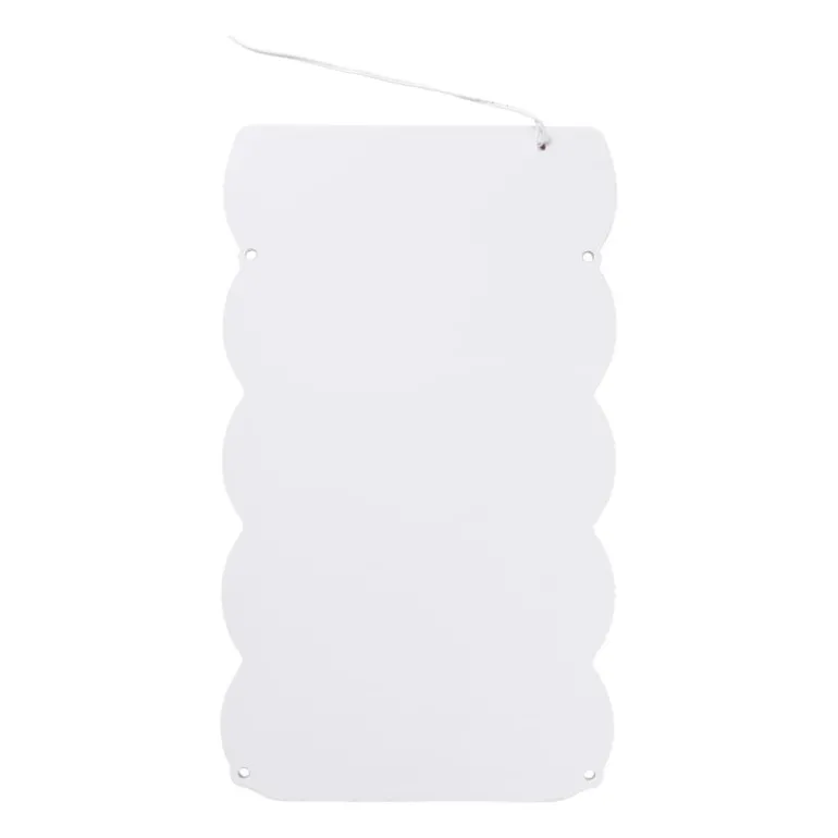 Spiegel met golven LED - geel/roze - 40x23x1.4 cm