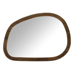 Spiegel organic - bruin - 38x55 cm