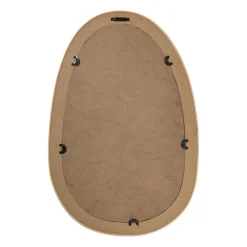 Spiegel rotan lijnen - beige - 33x50 cm