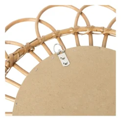 Spiegel rotan lijst - 50 cm