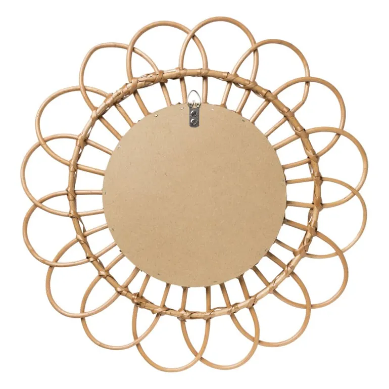 Spiegel rotan lijst - 50 cm