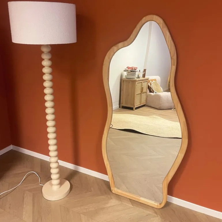 Spiegel XL wave - bruin - 70x150 cm