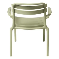 Stapelbare tuinfauteuil Napoli - groen - 75.5x68x65 cm