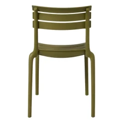 Stapelbare tuinstoel Napoli - groen - 83x55x48 cm