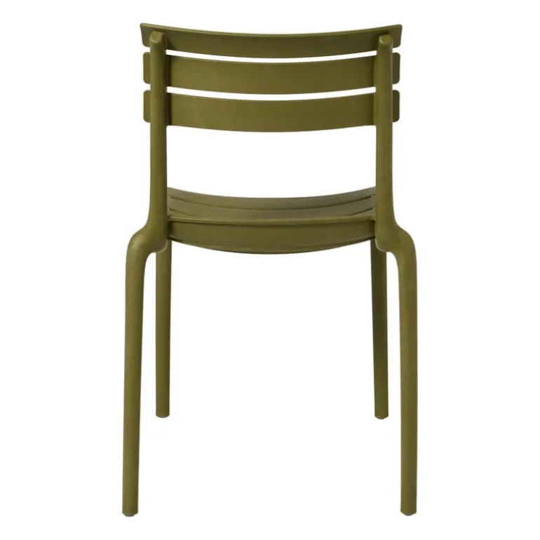 Stapelbare tuinstoel Napoli - groen - 83x55x48 cm