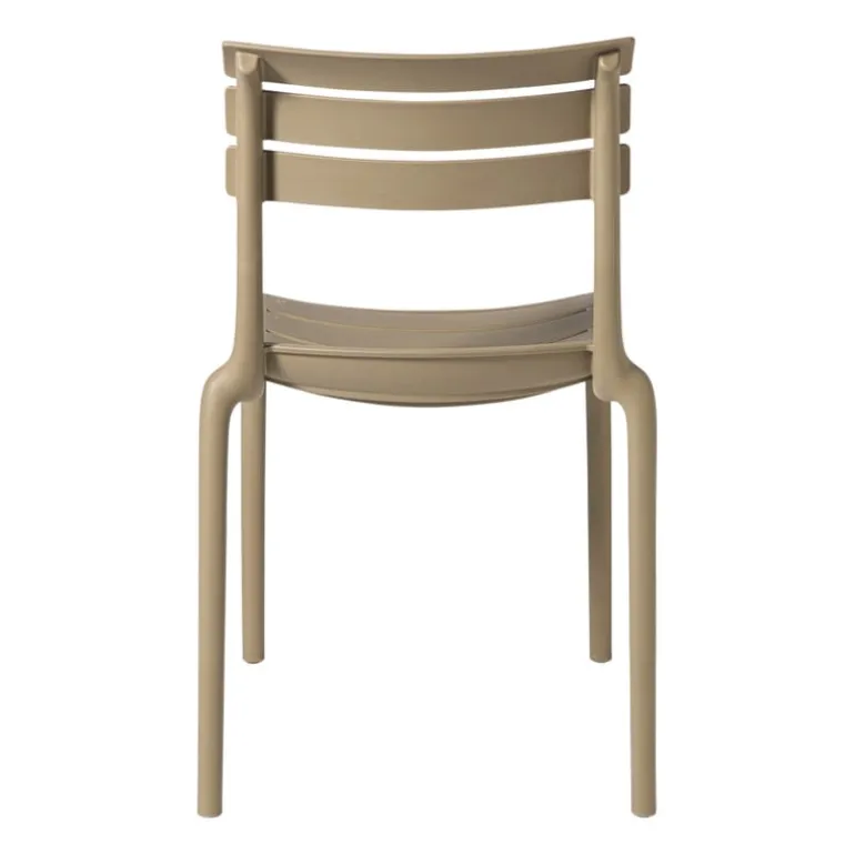 Stapelbare tuinstoel Napoli - taupe - 83x55x48 cm