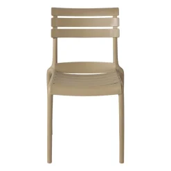 Stapelbare tuinstoel Napoli - taupe - 83x55x48 cm