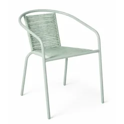 Stapelbare tuinstoel Tim - groen - 73x53x62 cm