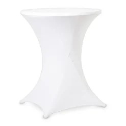 Statafelrok - wit - polyester - 80x110 cm