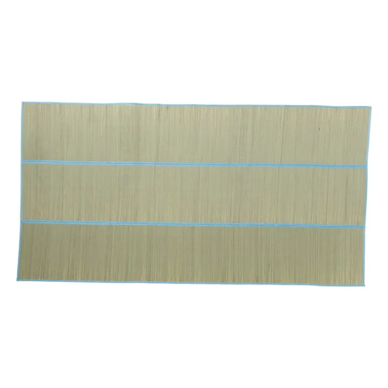 Strandmat XL - bruin/blauw - 90x170 cm