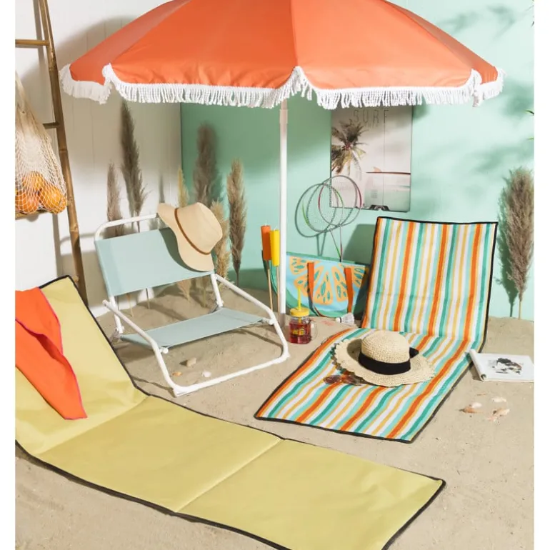 Strandparasol Tess - oranje - ø150x180 cm