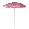 Strandparasol zonnetjes - roze/oranje - ø160x180 cm