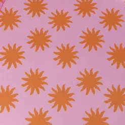 Strandparasol zonnetjes - roze/oranje - ø160x180 cm
