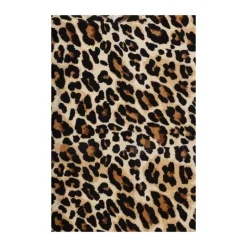 Strandponcho luipaard - multikleur - 75x220 cm