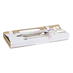 Sushi set - roze/wit - 4-delig