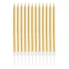 Taartkaarsjes - goud - set van 12