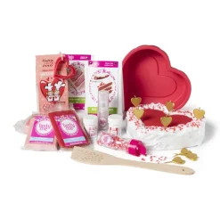 Taartkaarsjes hartjes - goud - set van 5
