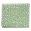 Tafelkleed dots - groen/wit - 150x220 cm