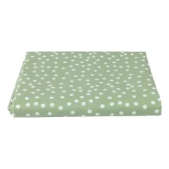 Tafelkleed dots - groen/wit - 150x220 cm