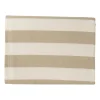Tafelkleed gestreept groot - wit/beige - 145x320 cm