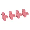 Tafelkleedklemmen flamingo - roze - set van 4
