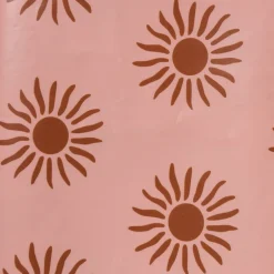Tafelkleed zonnetjes - roze/oranje - 150x220 cm